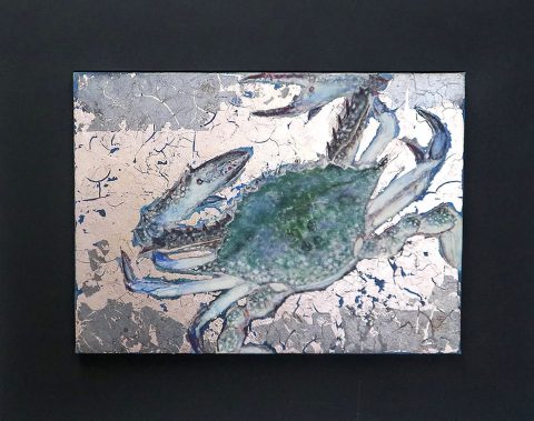 本当に信頼出来る店 ワタリ蟹｜日本画家 会友） 岸本章オフィシャル（日展日本画 絵画+タペストリー